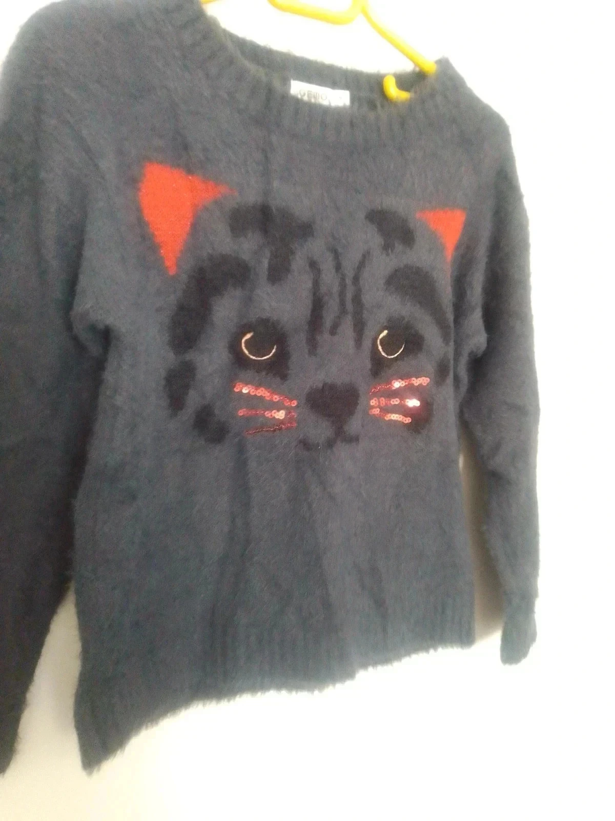Lindo suéter de gato super macio para menina de 8 anos – photo 2